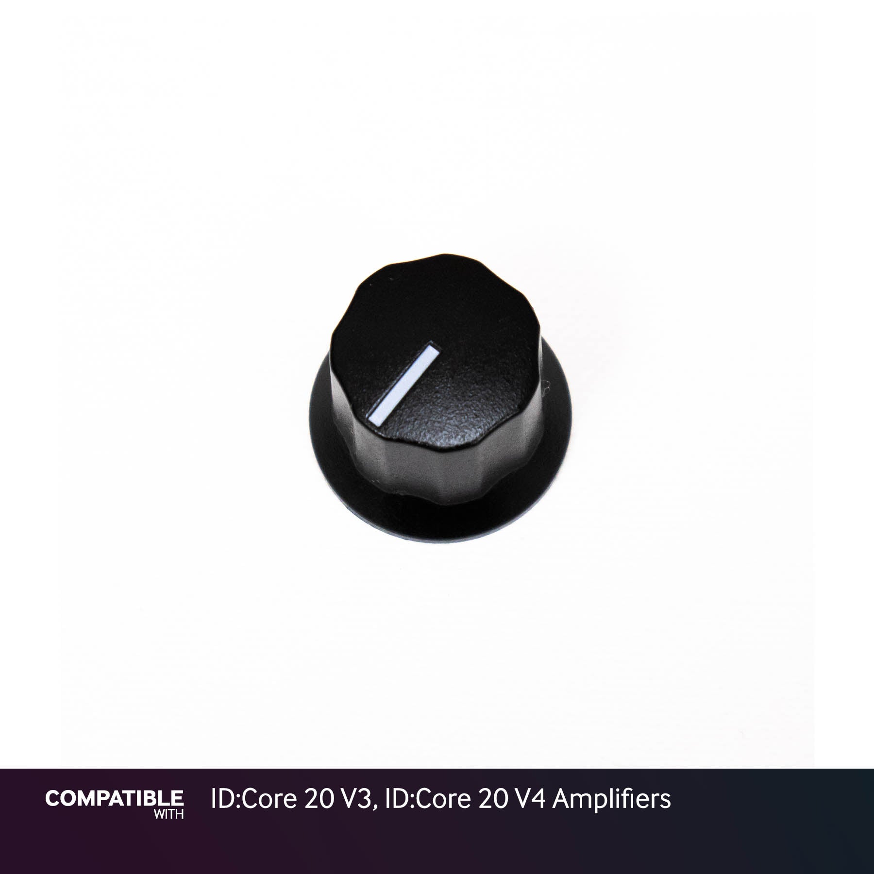 Blackstar Black Knob with Line for ID:Core 20 V3, ID:Core 20 V4 Amplifiers