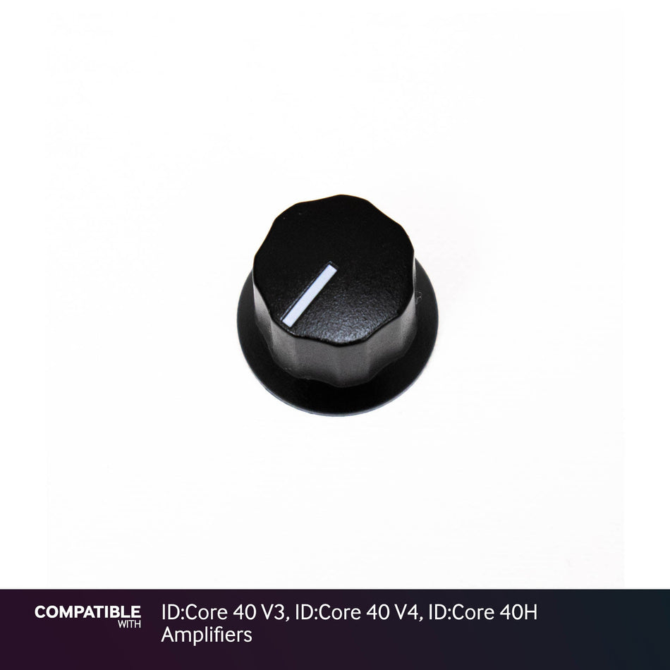 Blackstar Black Knob with Line for ID:Core 40 V3, ID:Core 40 V4, ID:Core 40H Amplifiers