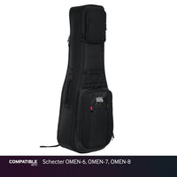 Gator Dual Ultimate Gig Bag for Schecter OMEN-6, OMEN-7, OMEN-8