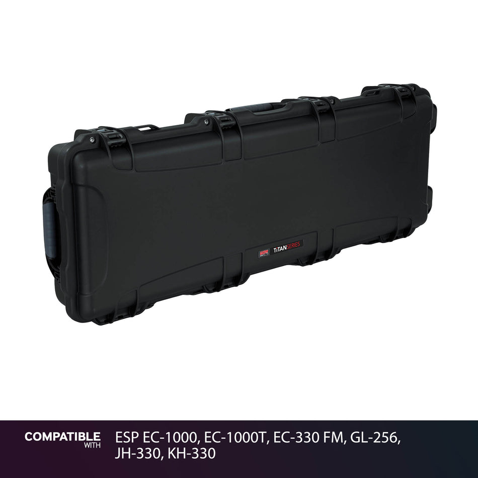 Gator Brown Case for ESP EC-1000, EC-1000T, EC-330 FM, GL-256, JH-330, KH-330