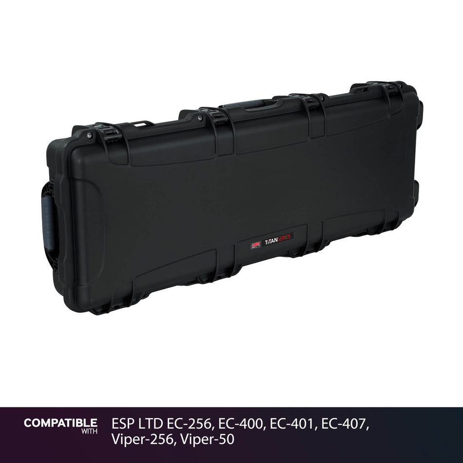 Gator Brown Case for ESP LTD EC-256, EC-400, EC-401, EC-407, Viper-256, Viper-50