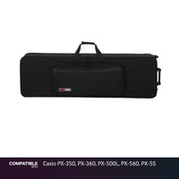 Gator Slim Keyboard Case for Casio PX-350, PX-360, PX-500L, PX-560, PX-5S