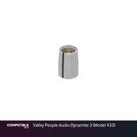 Gray Collet Knob with Line for Valley People Audio Dynamite 3 (Model 433)