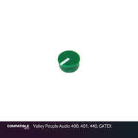 Green Knob Cap for Valley People Audio 400, 401, 440, GATEX
