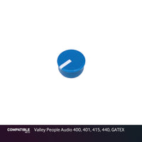 Blue Knob Cap for Valley People Audio 400, 401, 415, 440, GATEX