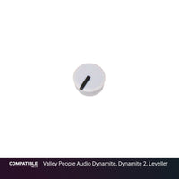 Gray Knob Cap for Valley People Audio Dynamite, Dynamite 2, Leveller