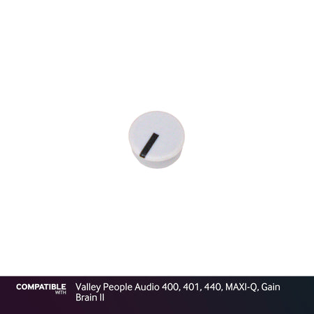 Gray Knob Cap for Valley People Audio 400, 401, 440, MAXI-Q, Gain Brain II
