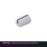 Collet Knob with Gray Cap for Valley People Audio Dynamite, Dynamite 2