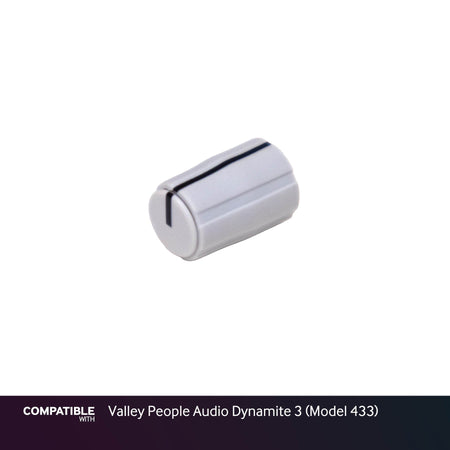 Collet Knob with Gray Cap for Valley People Audio Dynamite 3 (Model 433)