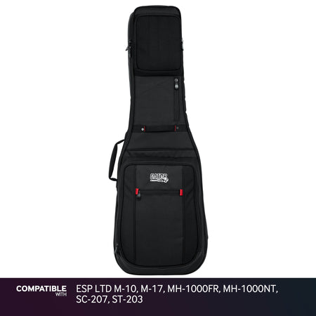 Gator Ultimate Gig Bag for ESP LTD M-10, M-17, MH-1000FR, MH-1000NT, SC-207, ST-203