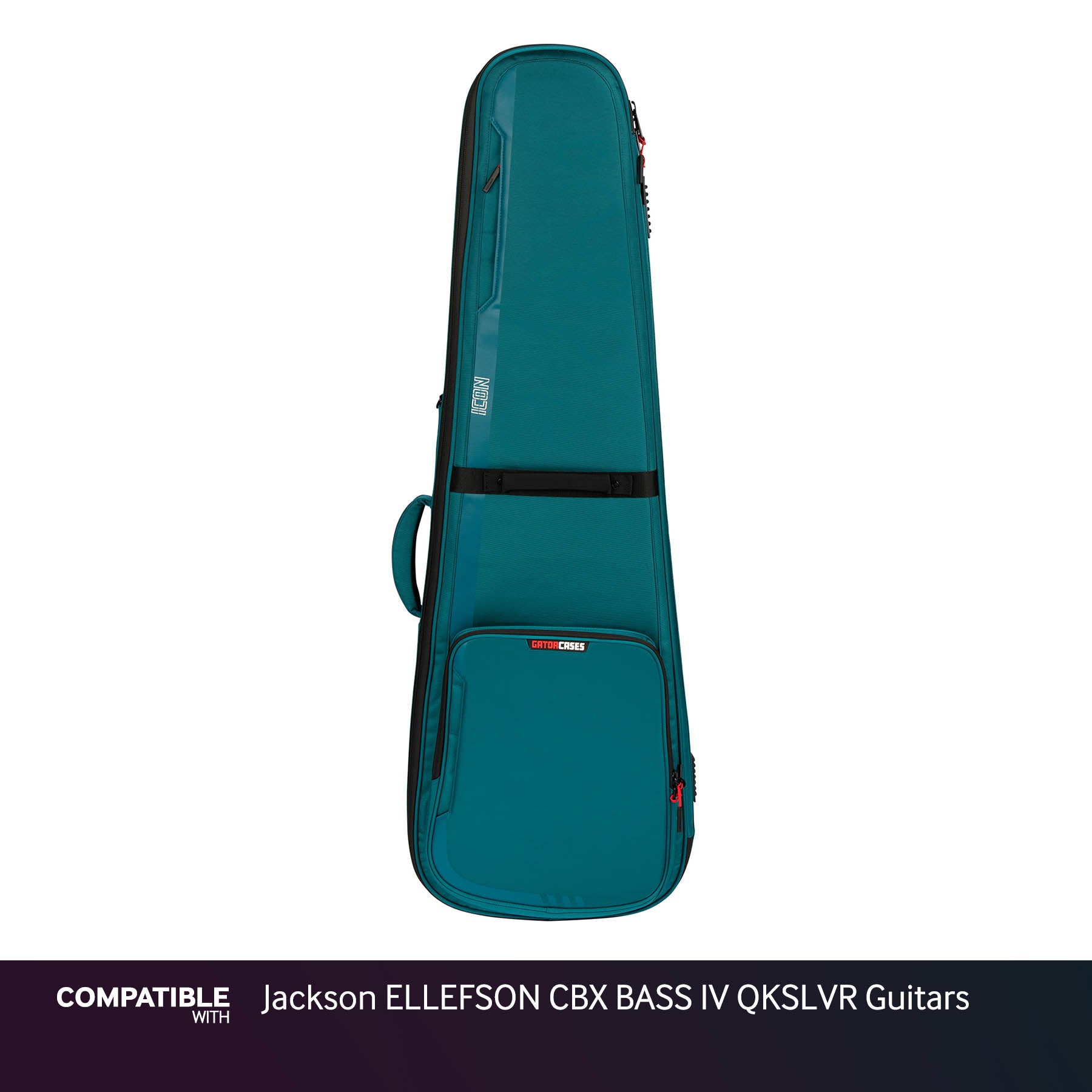 Gator Blue ICON Case for Jackson ELLEFSON CBX BASS IV QKSLVR Guitars