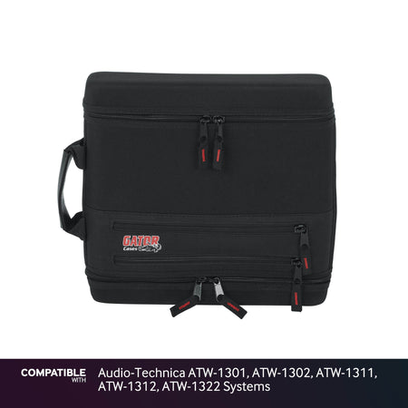 Gator Wireless EVA Case for Audio-Technica ATW-1301, ATW-1302, ATW-1311, ATW-1312, ATW-1322 Systems