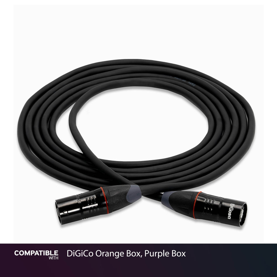 Hosa 10-foot EtherCON Cable for DiGiCo Orange Box, Purple Box