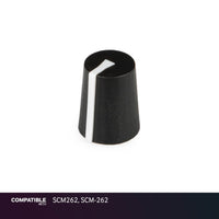 Shure Mic/Stereo/Master Knob with White Line for SCM262, SCM-262