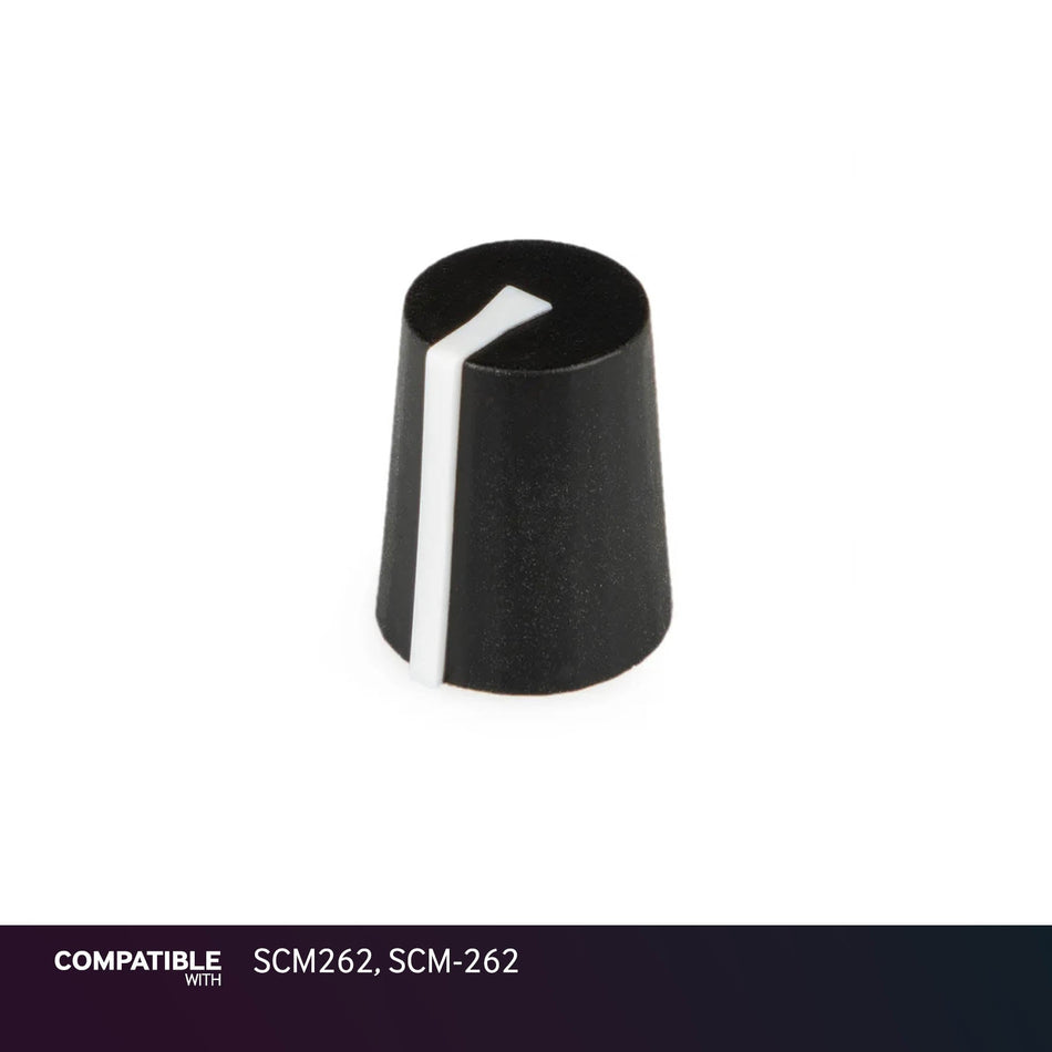 Shure Mic/Stereo/Master Knob with White Line for SCM262, SCM-262