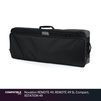 Gator Ultimate Gig Bag for Novation REMOTE 49, REMOTE 49 SL Compact, XSTATION 49