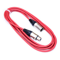 RapcoHorizon NM1-10.R Red XLR Male to XLR Female Microphone Cable, 10-Foot