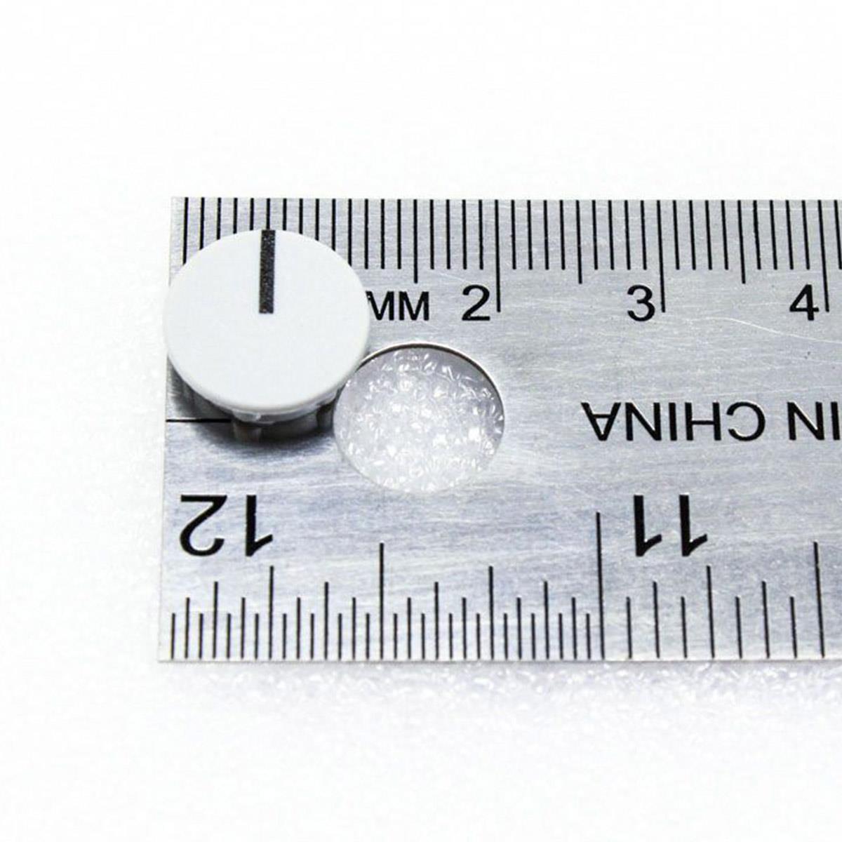 15mm Black Knob with Gray Cap for Buchla 297, 207e, 227e, 230e Modules