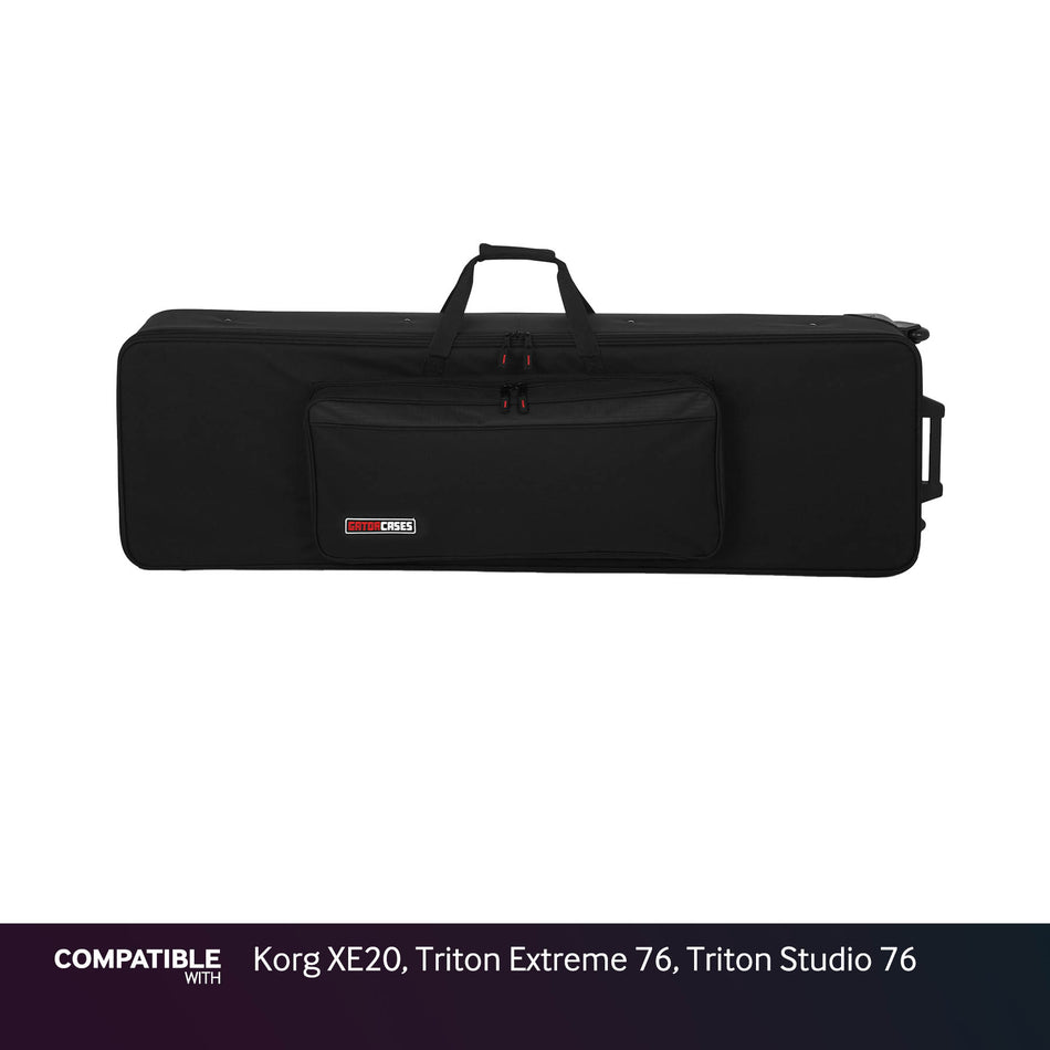 Gator Slim Keyboard Case for Korg XE20, Triton Extreme 76, Triton Studio 76