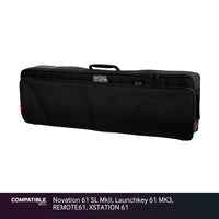 Gator Ultimate Gig Bag for Novation 61 SL MkII, Launchkey 61 MK3, REMOTE61, XSTATION 61