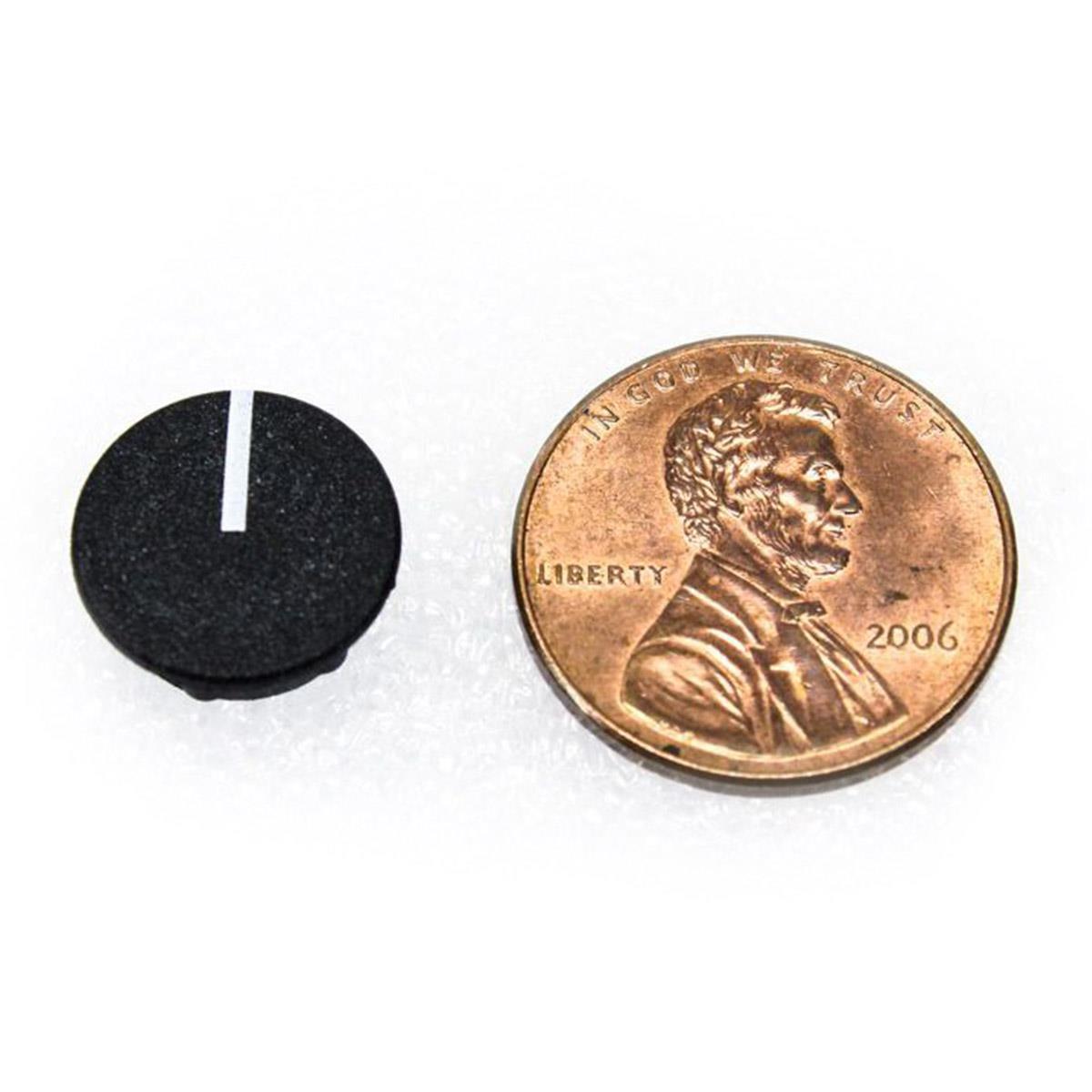 Black Knob Cap with Line for Aviom, A-16, A-16II, A-16R, A-16CS, A320, A640