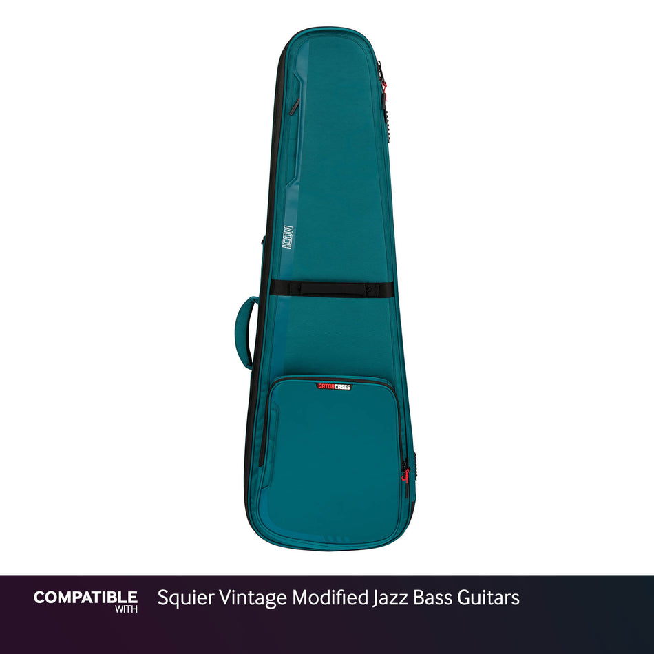 Gator Blue ICON Case for Squier Vintage Modified Jazz Bass Guitars