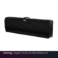 Gator Ultimate Gig Bag for Korg SV-1 73, SV-2 73, TR76, TRITON LE 76