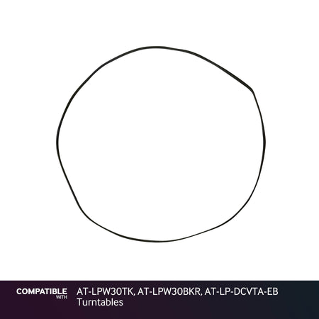 Audio-Technica Drive Belt for AT-LPW30TK, AT-LPW30BKR, AT-LP-DCVTA-EB Turntables