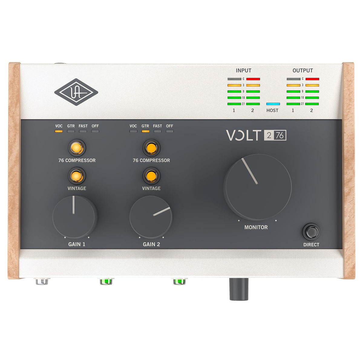 Universal Audio Volt 276 USB-C Audio Interface Bundle with MIDI Cables