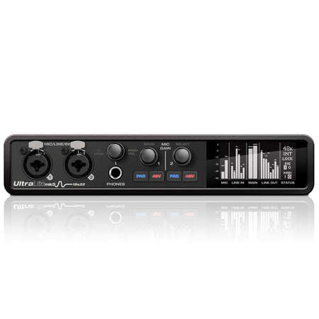 MOTU UltraLite-mk5 USB Audio Interface Bundle with TS Patch Cables & MIDI Cables