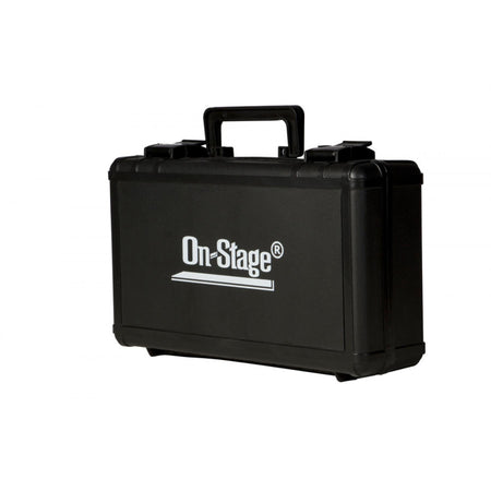 Stereo Pair of On-Stage AS800 Condenser Microphones with XLR Cables & Stands