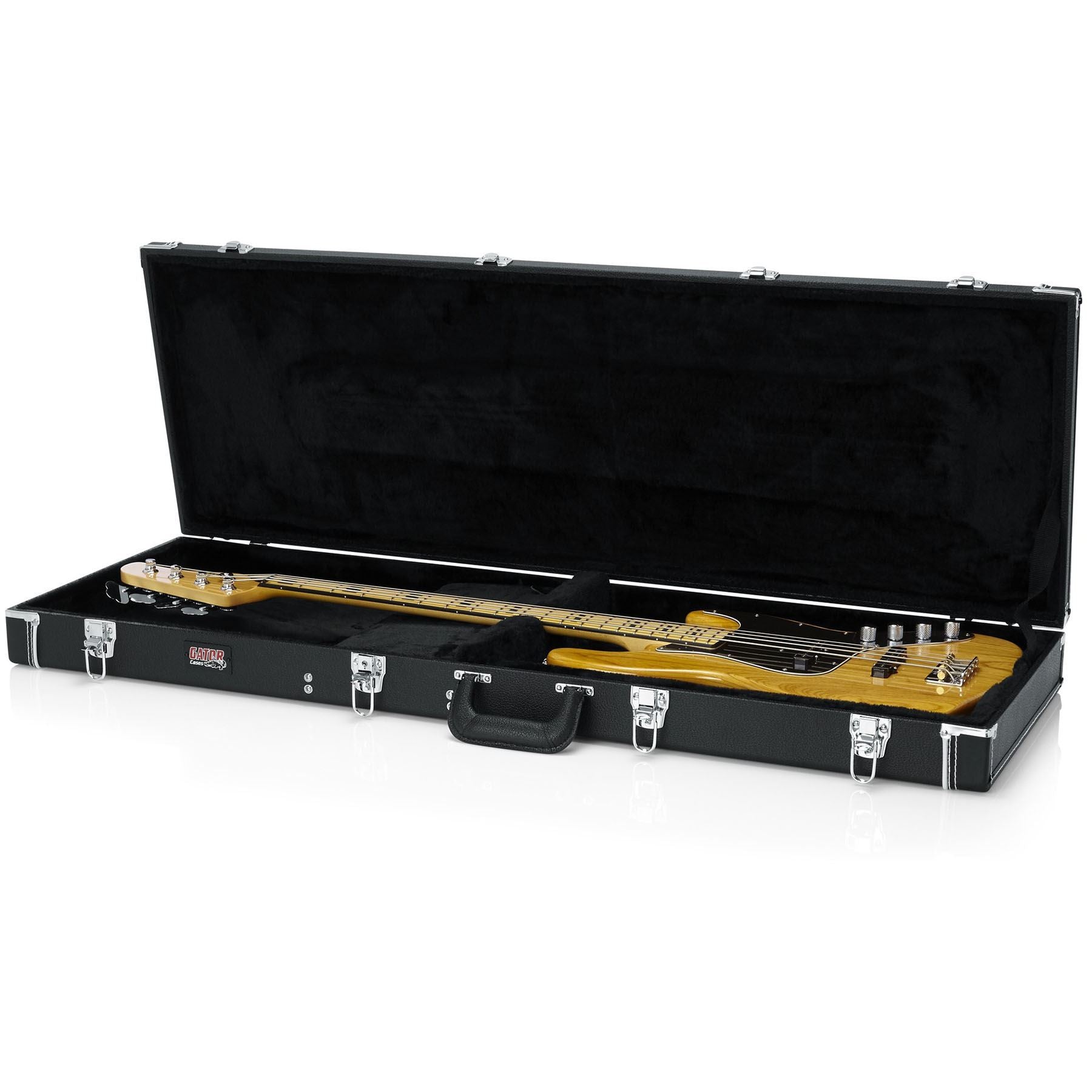 Gator Deluxe Case fits Fender Squier Affinity Jazz Bass, 5-String