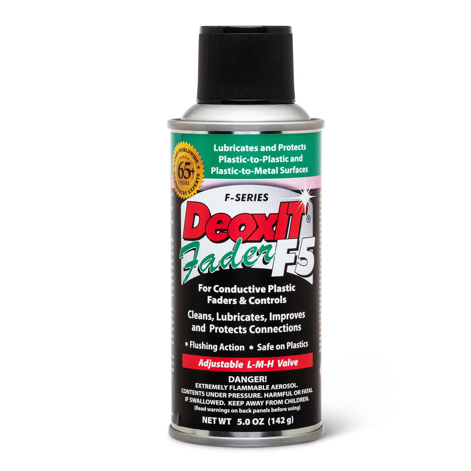 Hosa CAIG DeoxIT FaderLube F5 Contact Cleaner Spray, 5 oz