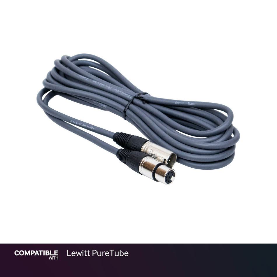 Gotham 15-foot Tube Mic Cable 7-Pin for Lewitt PureTube
