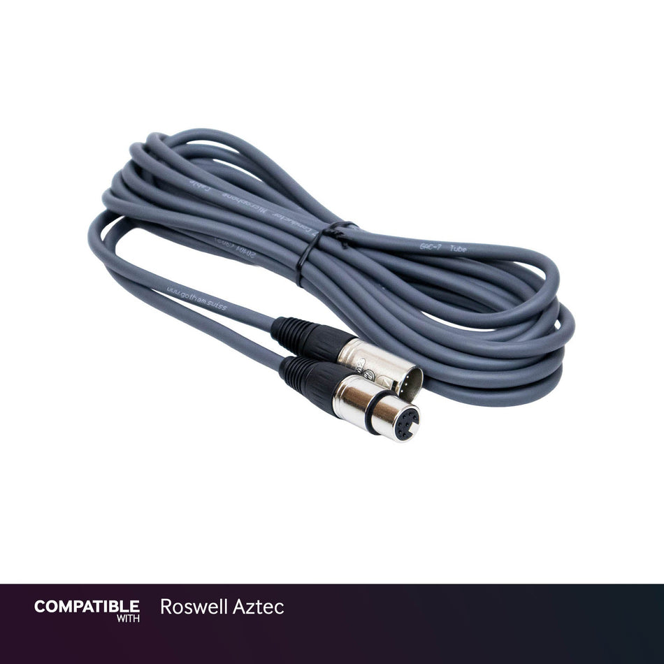 Gotham 15-foot Tube Mic Cable 7-Pin for Roswell Aztec