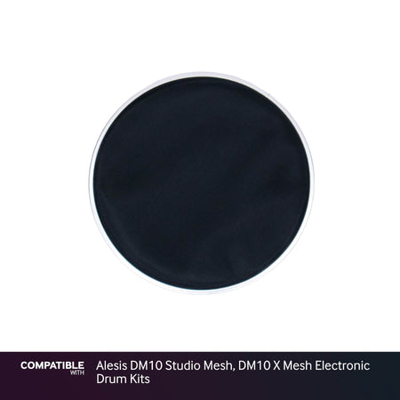 Black 8" Mesh Drum Head for Alesis DM10 Studio Mesh, DM10 X Mesh Electronic Drum Kits
