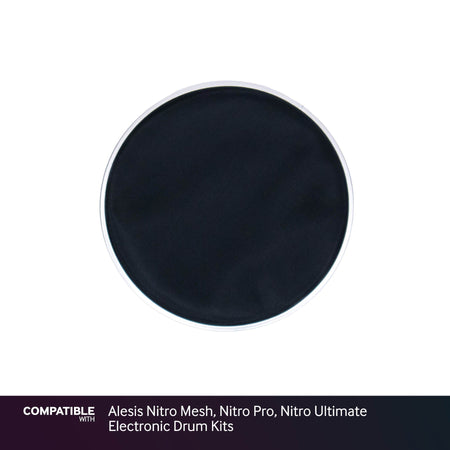 Black 8" Mesh Drum Head for Alesis Nitro Mesh, Nitro Pro, Nitro Ultimate Electronic Drum Kits