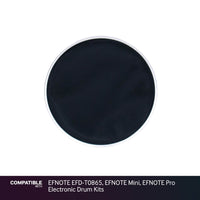 Black 8" Mesh Drum Head for EFNOTE EFD-T0865, EFNOTE Mini, EFNOTE Pro Electronic Drum Kits