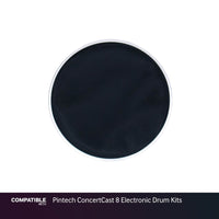Black 8" Mesh Drum Head for Pintech ConcertCast 8 Electronic Drum Kits