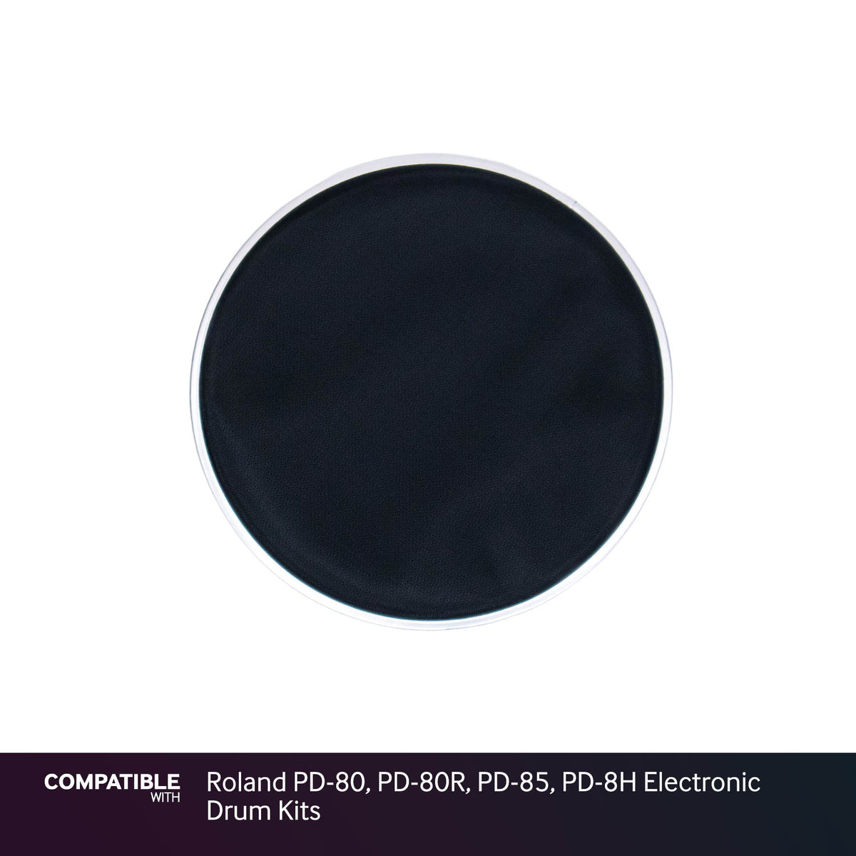 Black 8" Mesh Drum Head for Roland PD-80, PD-80R, PD-85, PD-8H Electronic Drum Kits