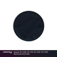 Black 8" Mesh Drum Head for Roland TD-12KX, TD-12S, TD-12SV, TD-15KV Electronic Drum Kits