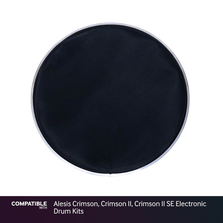 Black 12" Mesh Drum Head for Alesis Crimson, Crimson II, Crimson II SE Electronic Drum Kits