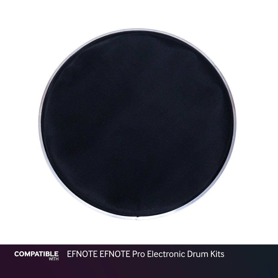 Black 12" Mesh Drum Head for EFNOTE EFNOTE Pro Electronic Drum Kits