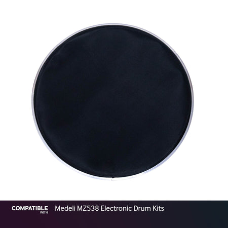 Black 12" Mesh Drum Head for Medeli MZ538 Electronic Drum Kits