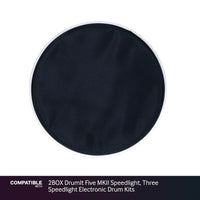 Black 10" Mesh Drum Head for 2BOX DrumIt Five MKII Speedlight, Three Speedlight Electronic Drum Kits