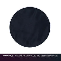 Black 10" Mesh Drum Head for ATV XD-K10, XD-P10M, aD-T10 Electronic Drum Kits