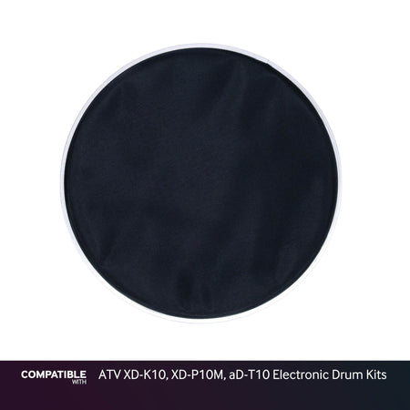 Black 10" Mesh Drum Head for ATV XD-K10, XD-P10M, aD-T10 Electronic Drum Kits