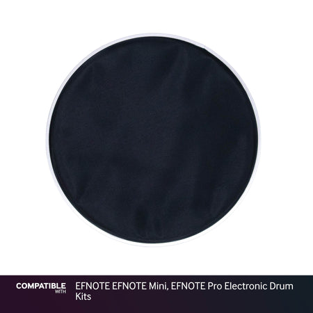 Black 10" Mesh Drum Head for EFNOTE EFNOTE Mini, EFNOTE Pro Electronic Drum Kits