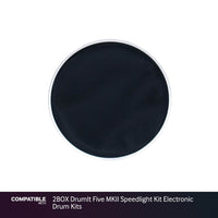 Black 8" Mesh Drum Head for 2BOX DrumIt Five MKII Speedlight Kit Electronic Drum Kits