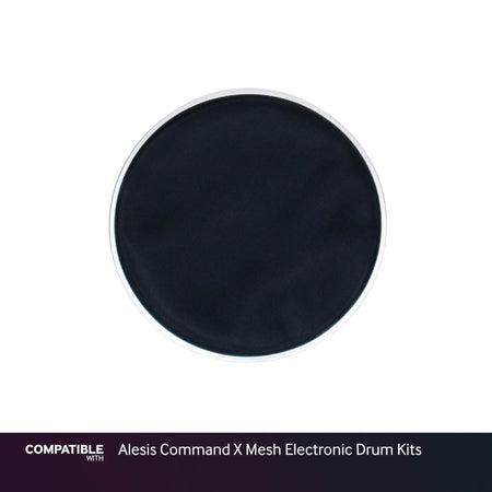 Black 8" Mesh Drum Head for Alesis Command X Mesh Electronic Drum Kits
